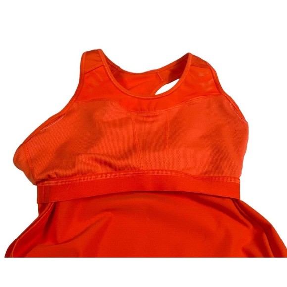 Athleta Women Size S Orange Tank Top With Built in Bra - Picture 7 of 10